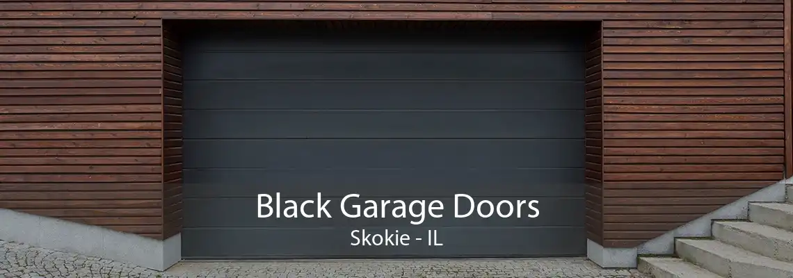 Black Garage Doors Skokie - IL