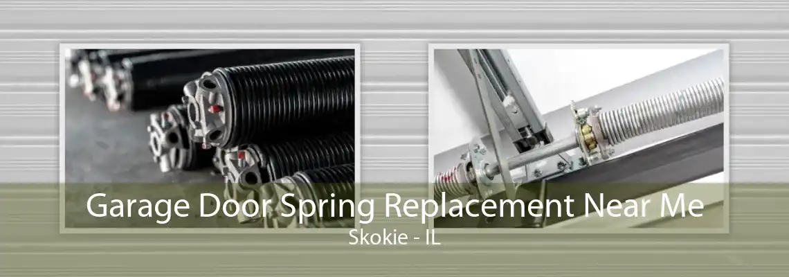 Garage Door Spring Replacement Near Me Skokie - IL