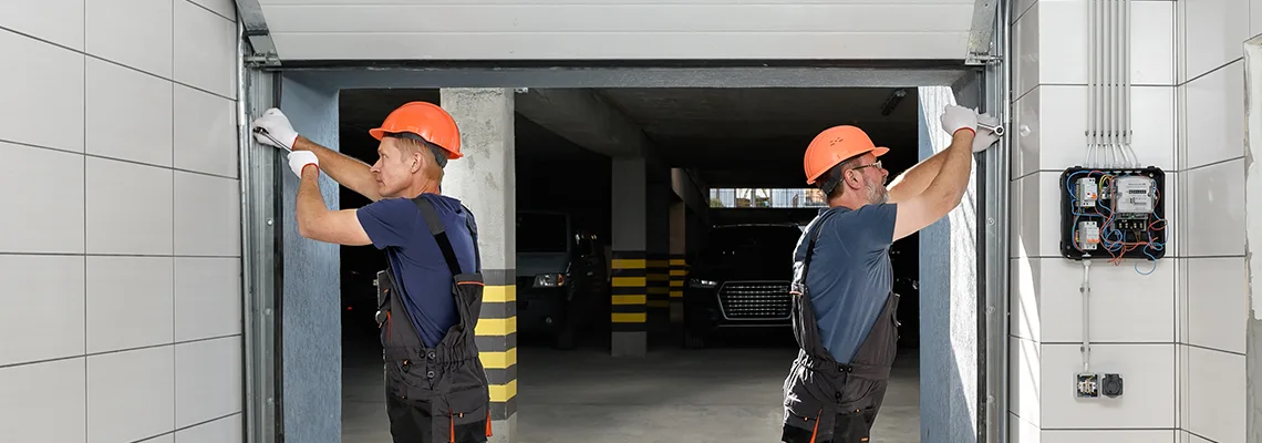 Wooden Garage Door Frame Repair in Skokie, Illinois